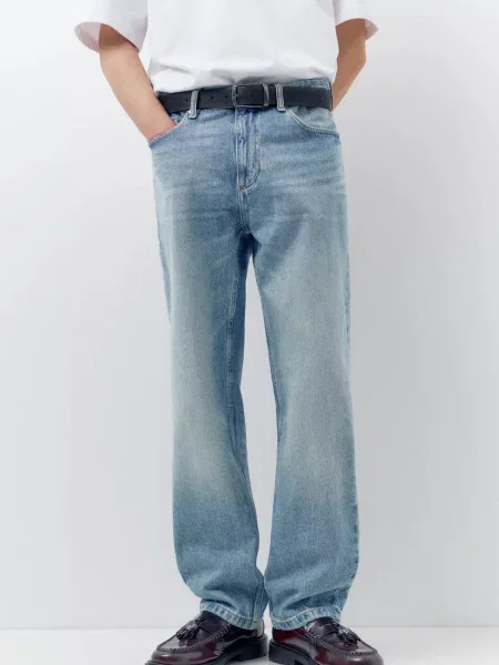 Pull&Bear Jeans denim albastru