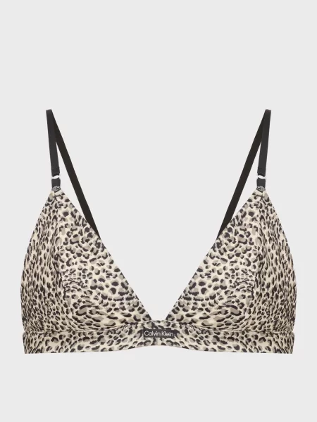 Без підкладки бюстгальтер Calvin Klein бежевий