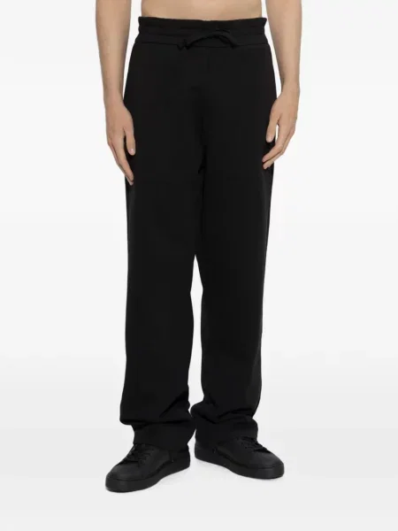 Pantaloni Balmain cu broderie cu cordon negru