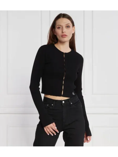 Calvin Klein Jeans Cardigan negru