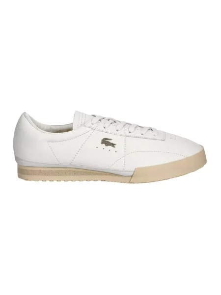 Lacoste Aura sneakersy skórzane beżowe