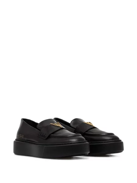 Pantofi loafer Vanda Novak cu platformă negru