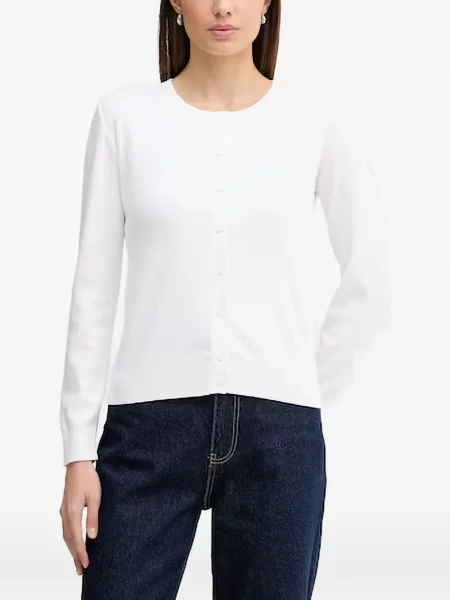 Cardigan Benetton alb