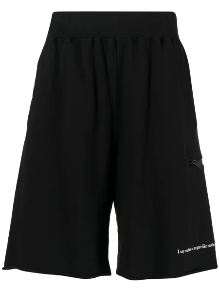 Pantaloni scurți Undercover cu imagine negru