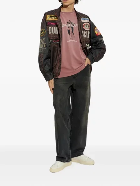 Tricou Duke & Dexter cu imagine roz