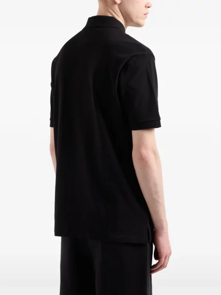 Tricou polo Armani Exchange negru