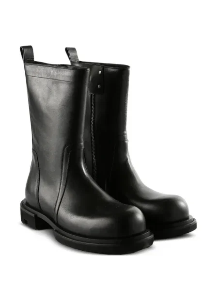 Botine Rick Owens din piele negru