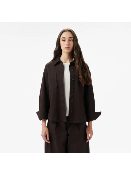 Рубашка Lacoste коричневая