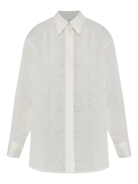 Cămașă Studio Nicholson cu dungi alb