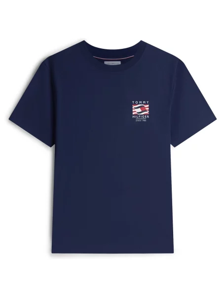 Tricou Tommy Hilfiger albastru