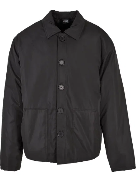 Urban Classics Geacă de primăvară-toamnă Utility' negru