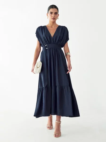 St MRLO Rochie Este bleumarin