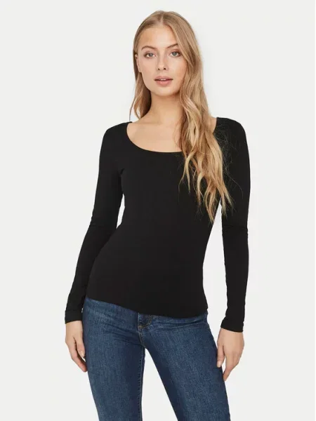 Vero Moda Majica Maxi My crna