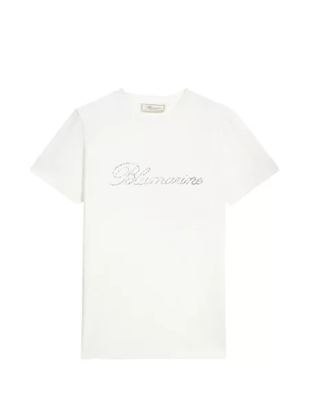 Tricou Blumarine din jerseu alb