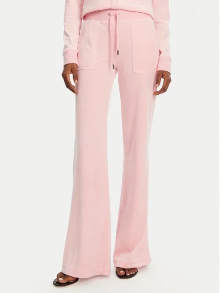 Juicy Couture Долнище анцуг Layla Flared Leg розов