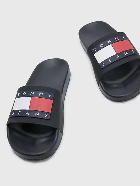 Шлепанцы Tommy Hilfiger черные