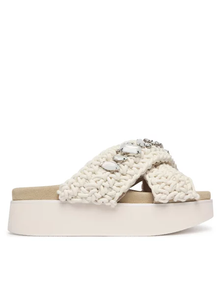 Natikači Inuikii Woven Stones Platform bela