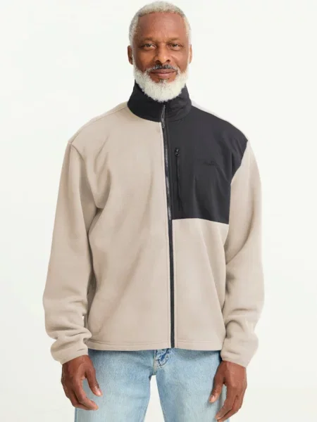 JACK WOLFSKIN Jachetă fleece funcțională bej negru