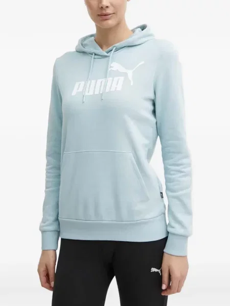 Hanorac cu glugă Puma cu imagine cu cordon albastru
