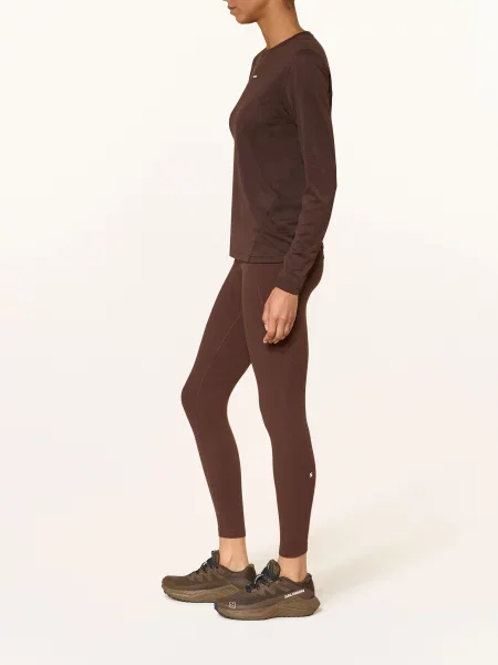 Legginsy długie Salomon SHKout Bliss XS brązowe