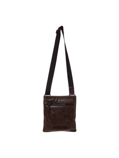 Torba crossbody Roberto Cavalli retro brązowa