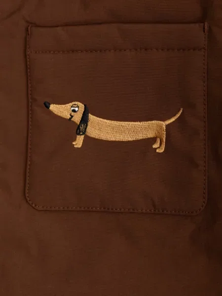 Parka dziecięca Mini Rodini brązowa