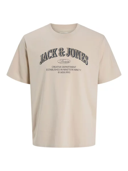 JACK & JONES Tricou JJEDENVER închis / grej albastru