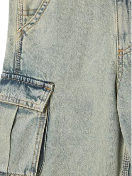 Jack & Jones Junior Kratke traperice Alex Baggy Fit plava