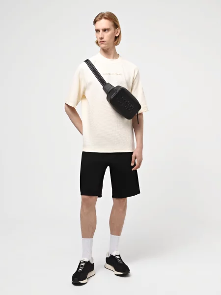 Джинсовые шорты Armani Exchange черные