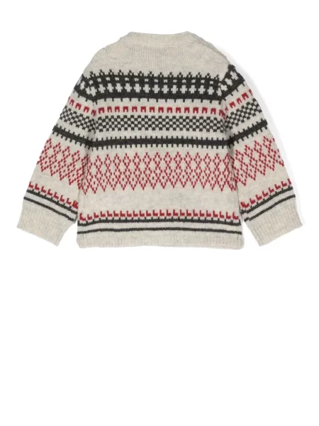 Sweter dziecięcy Bonpoint szary