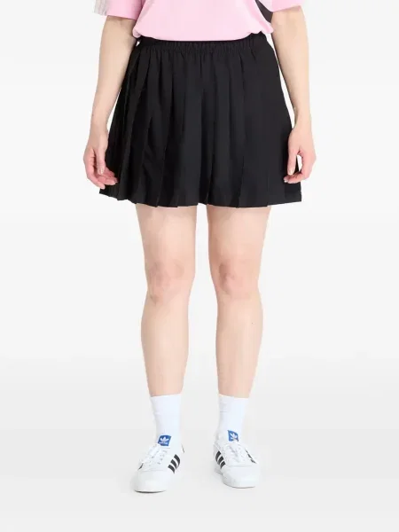 Spódnica w paski Adidas w paski niebieska