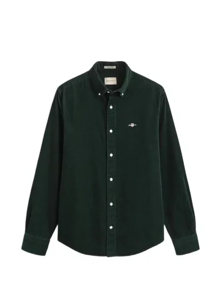Cămașă Gant de catifea cord verde