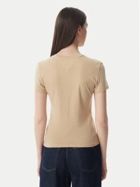 Tommy Jeans Majica Svetlo bež