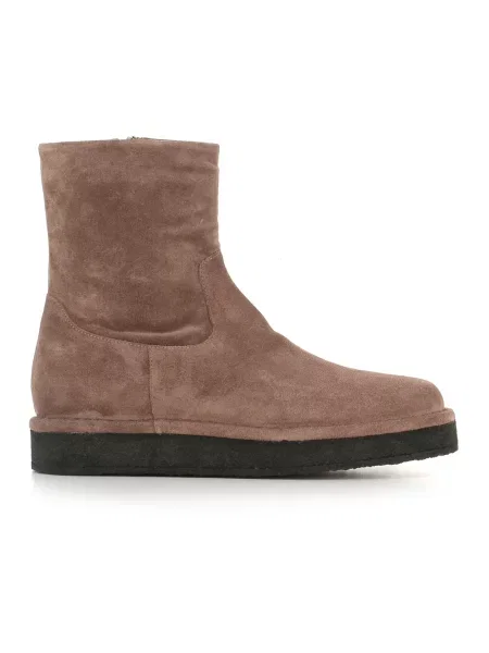 Buty do kostki Del Carlo zamszowe beżowe