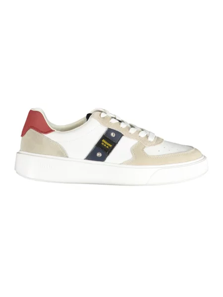 Lniane sneakersy Blauer białe
