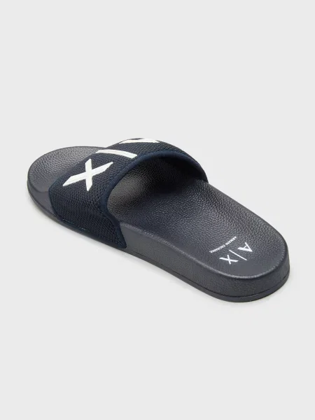 Шлепанцы Armani Exchange синие