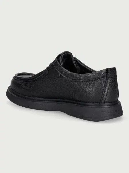 Tommy Hilfiger Półbuty Comfort Leather Moc Toe Shoe czarny