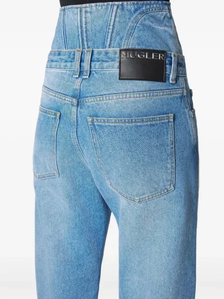 Blugi Mugler albastru