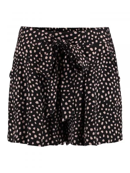 Hailys Pantaloni roz pudră / negru