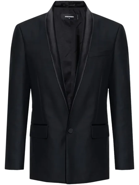 Jednořadé sako Dsquared2 černé
