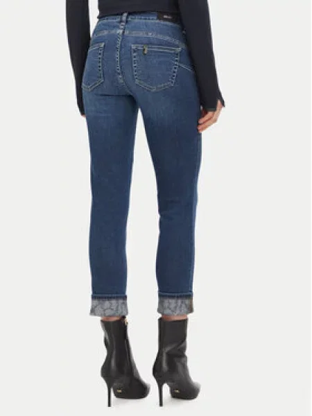 Liu Jo Jeans hlače Mornarsko modra