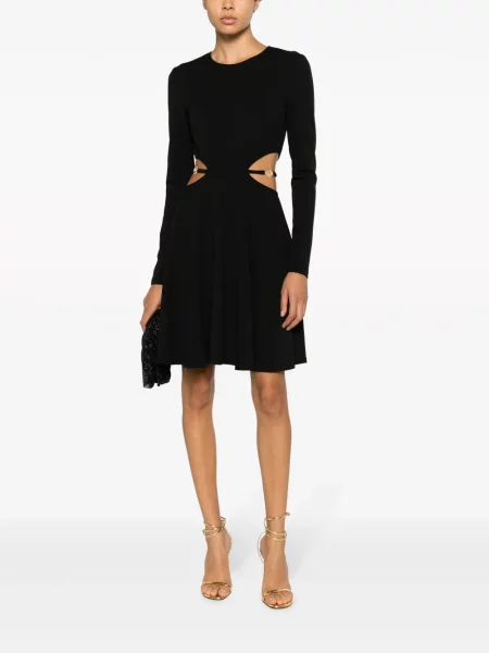 Rochie Just Cavalli cu dungi de tigru negru