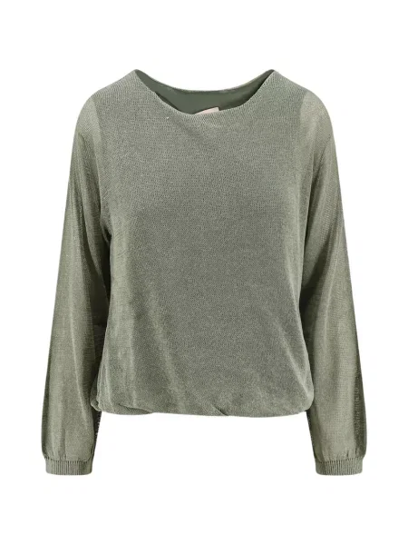 Pulover Semicouture lung verde