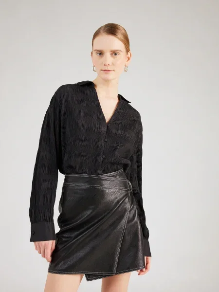 OBJECT Bluză STINA' negru