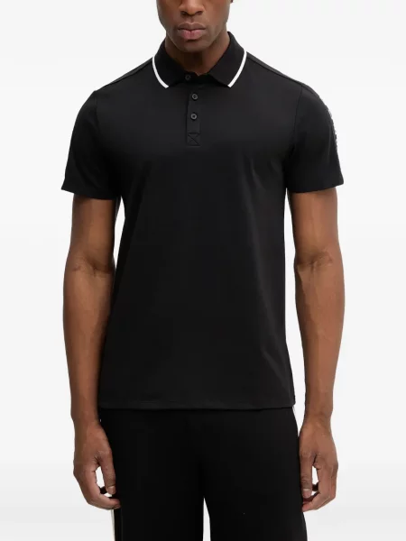 Gulerat tricou polo Guess negru