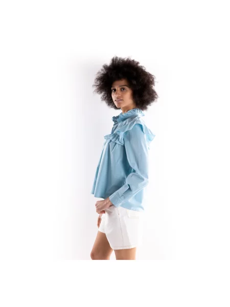Bluzka Brand Unique niebieska
