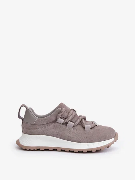 Sneakersy Artiker zamszowe chunky szare