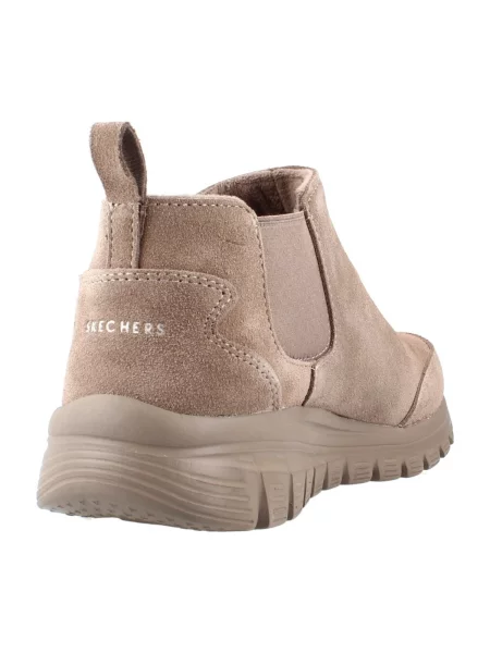 Botine Skechers maro