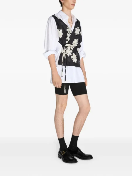 Риза Dries Van Noten на цветя бяло