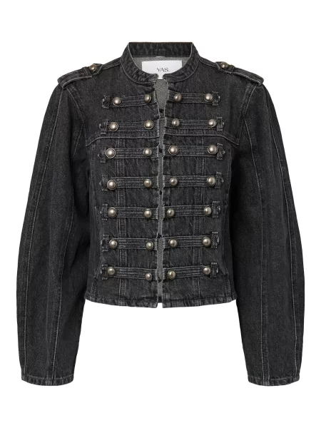 YAS Geacă de primăvară-toamnă YASSKY denim gri